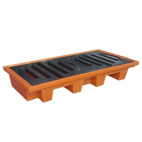 Pallet de Contenção 2 Tambores 75 Litros