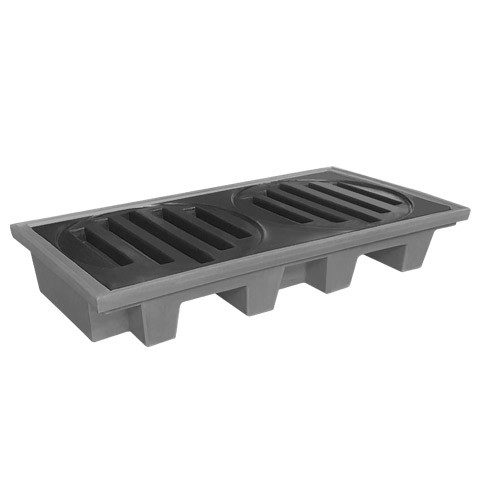 Pallet de Contenção 2 Tambores 75 Litros