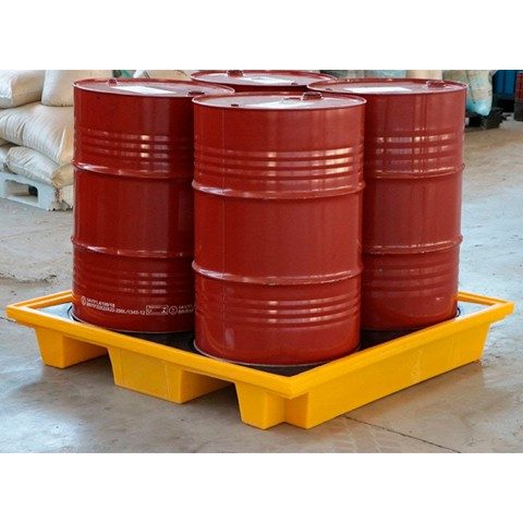 Pallet de Contenção 4 Tambores 150 Litros