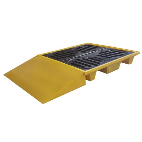 Pallet de Contenção 4 Tambores 150 Litros