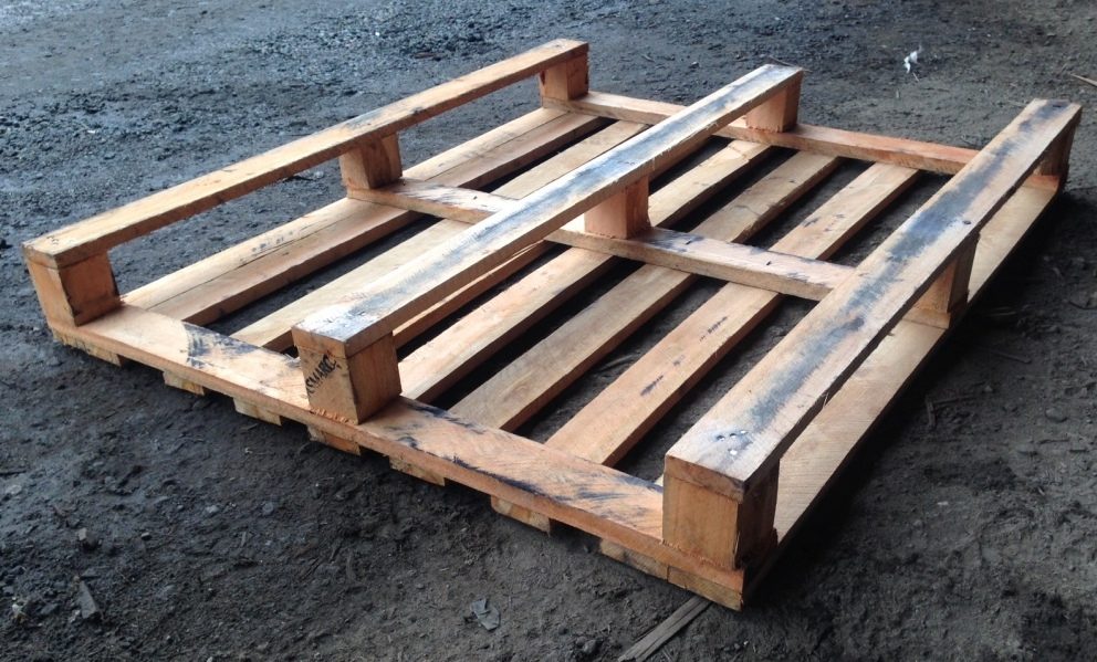 Pallet de Madeira Usado - Descartável 1200x1000mm